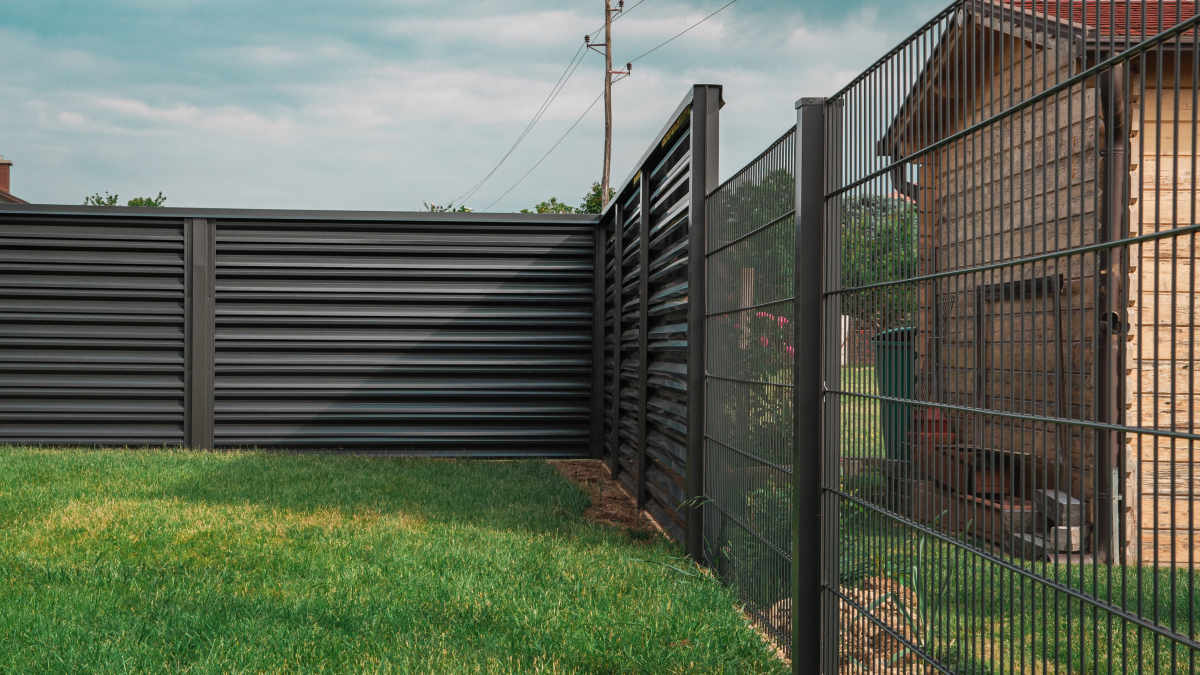 privacy fence ideas iron fence