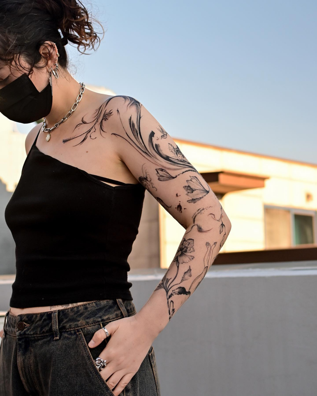 tattoo half sleeve female
