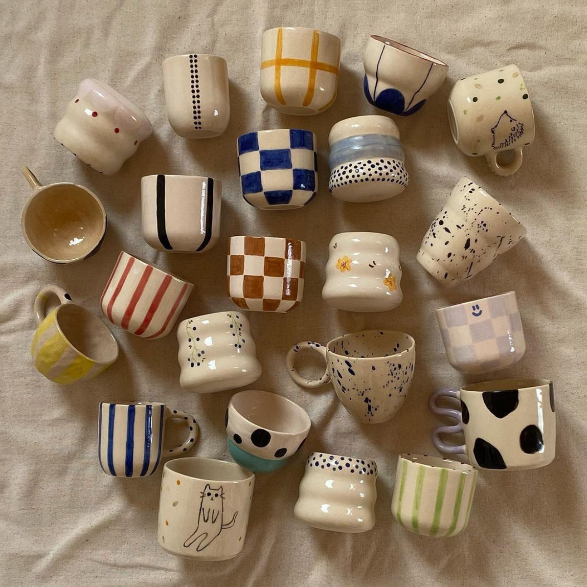 things to make out of clay ceramic clay mugs