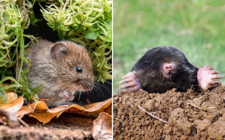 voles vs moles vole and mole