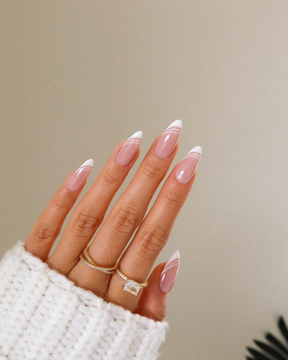 white detail with french tip