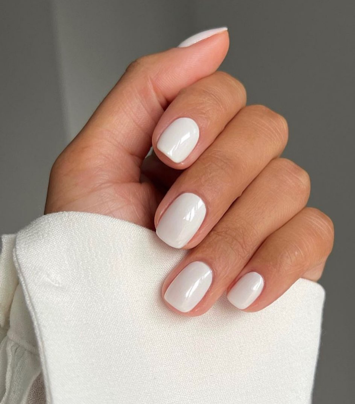 white nail ideas plain white nails simple