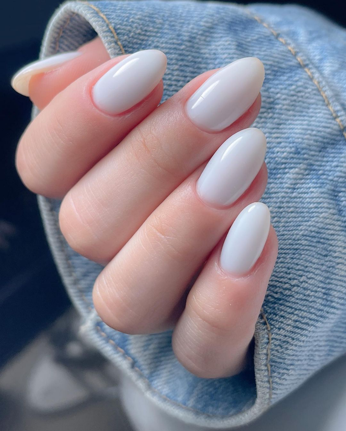 white nail ideas plain white nails