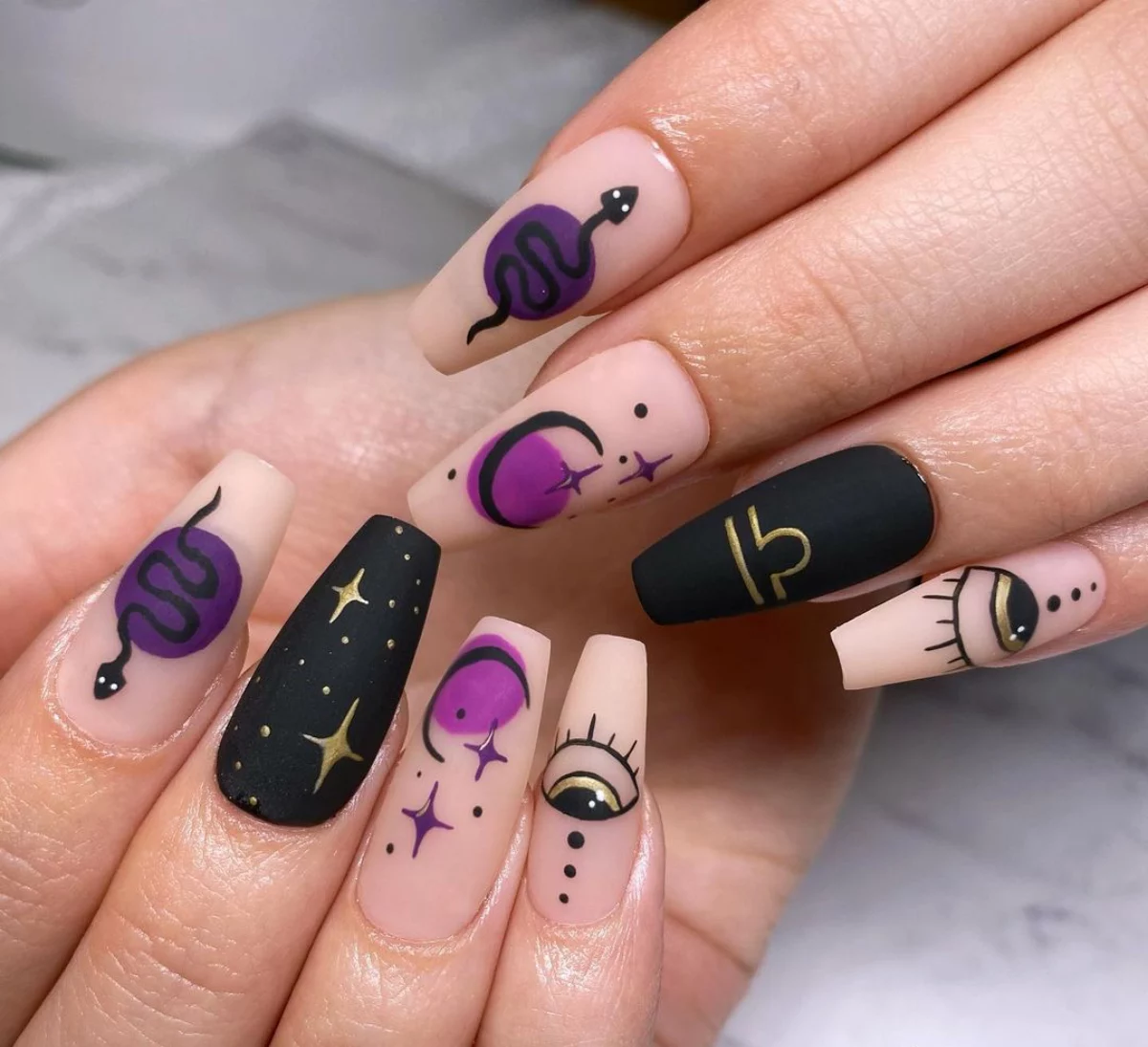 witchy nails