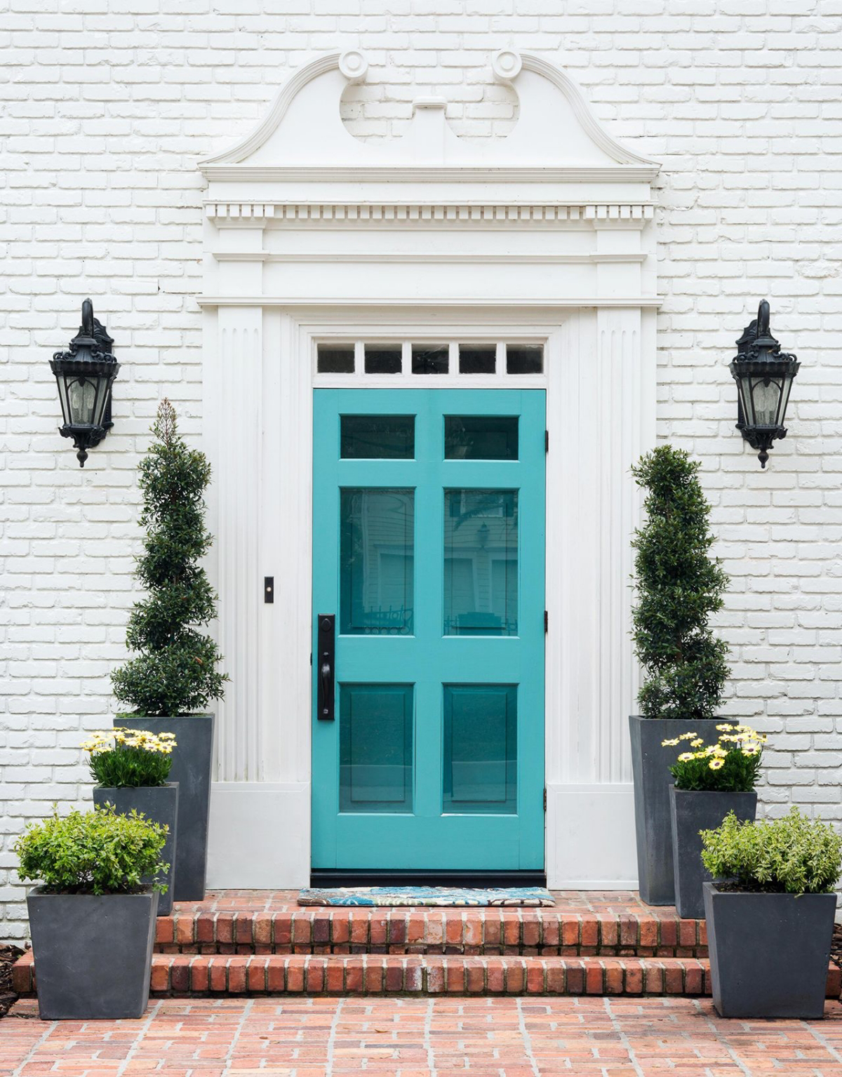 best blue front door paint colors
