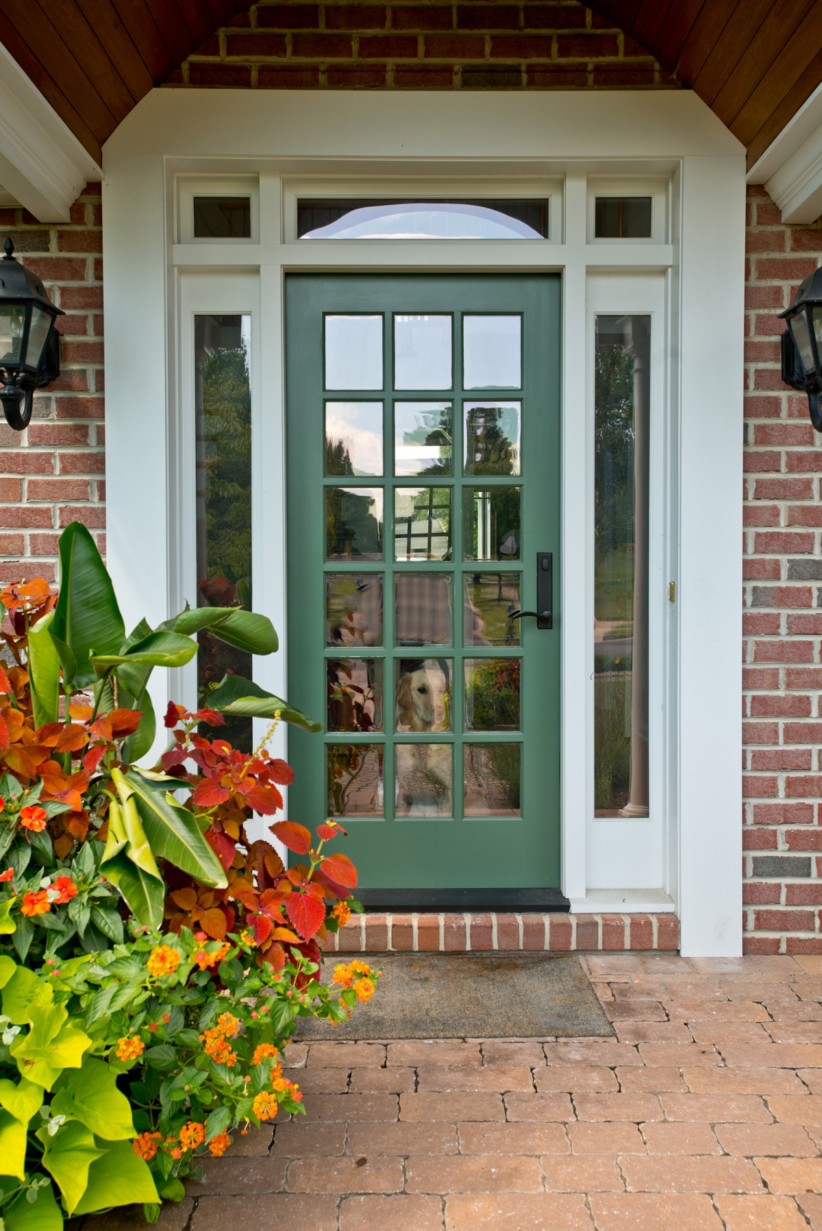 best green for front door