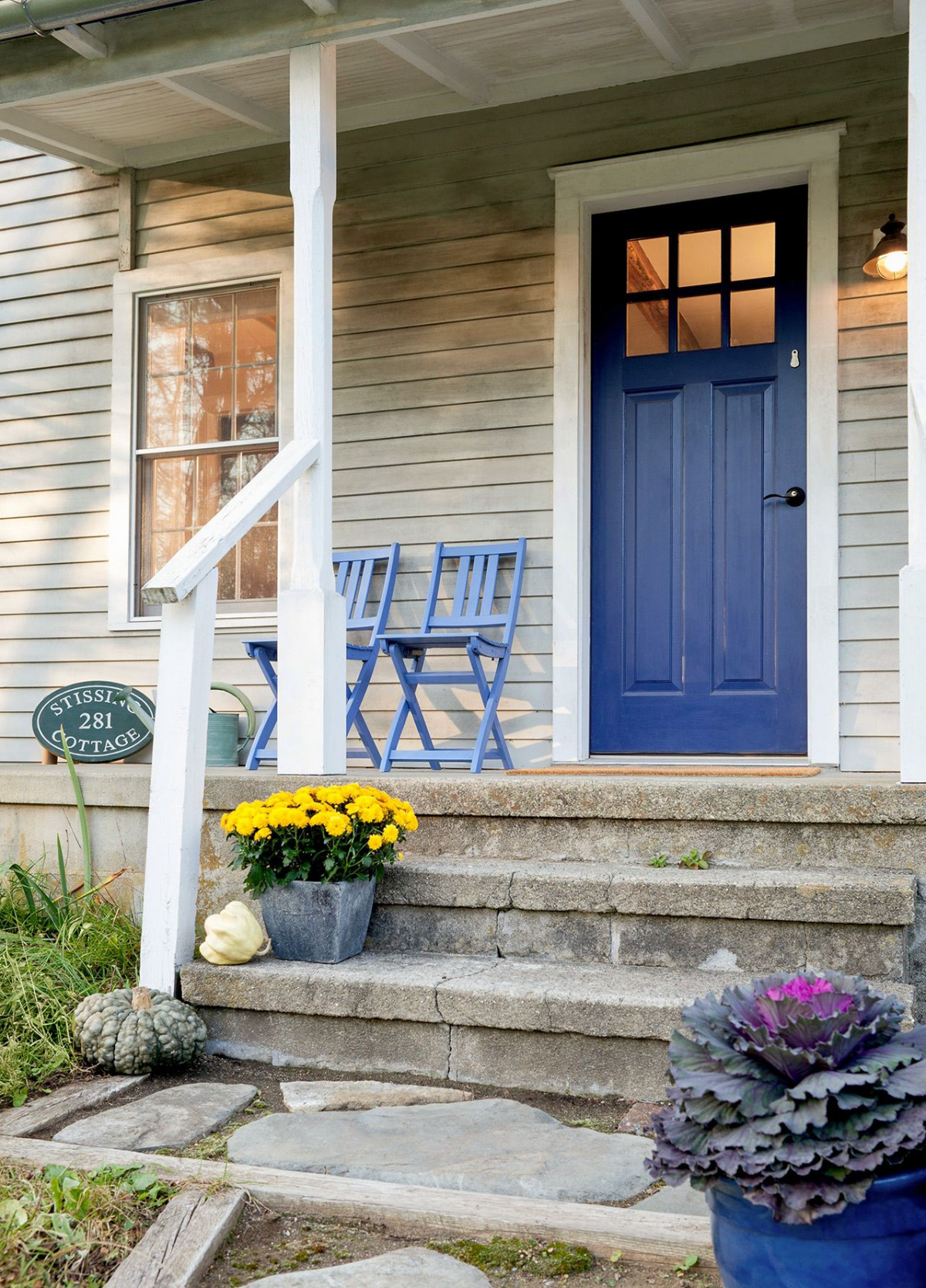 best navy blue paint color for front door