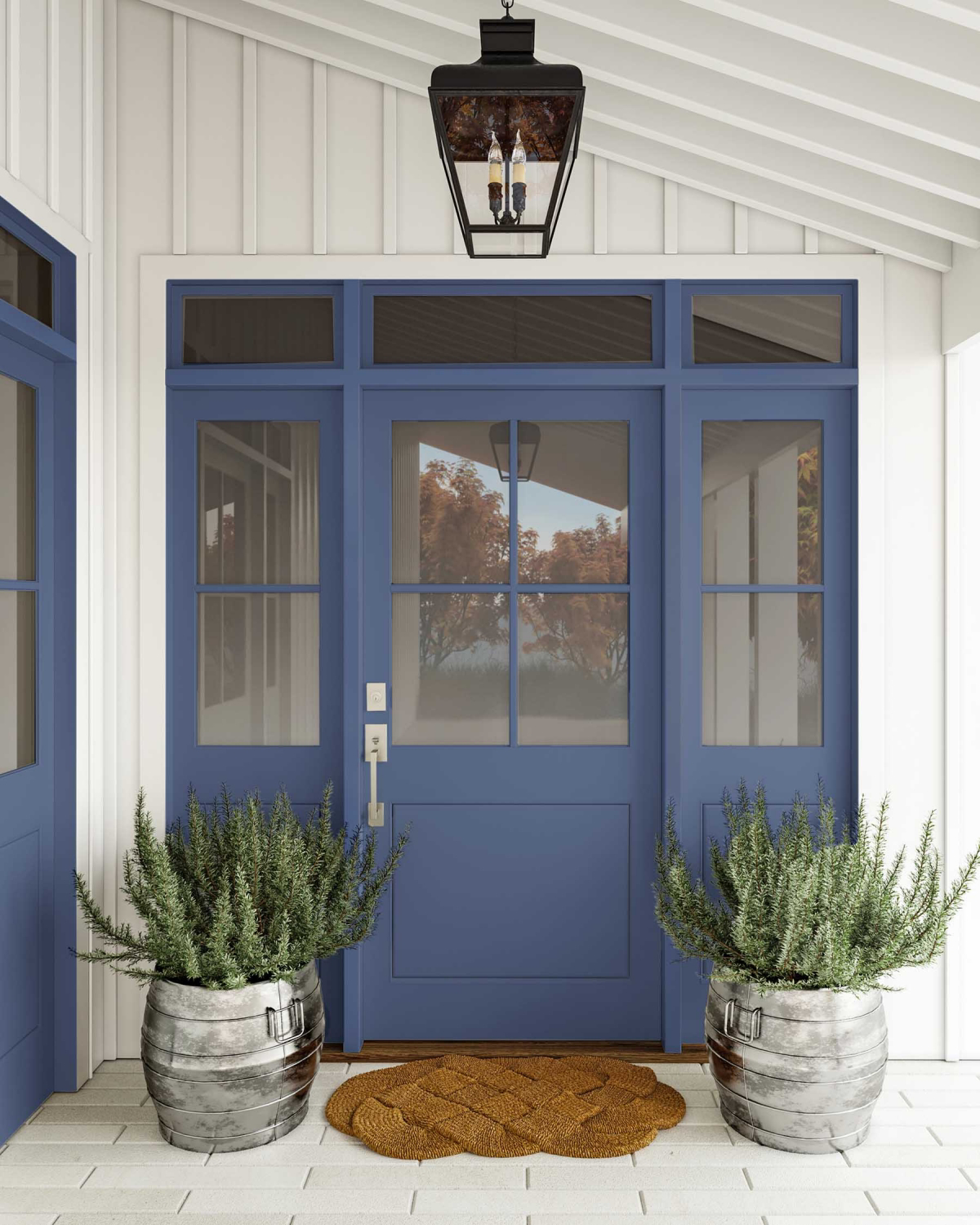 coastal blue front door colors