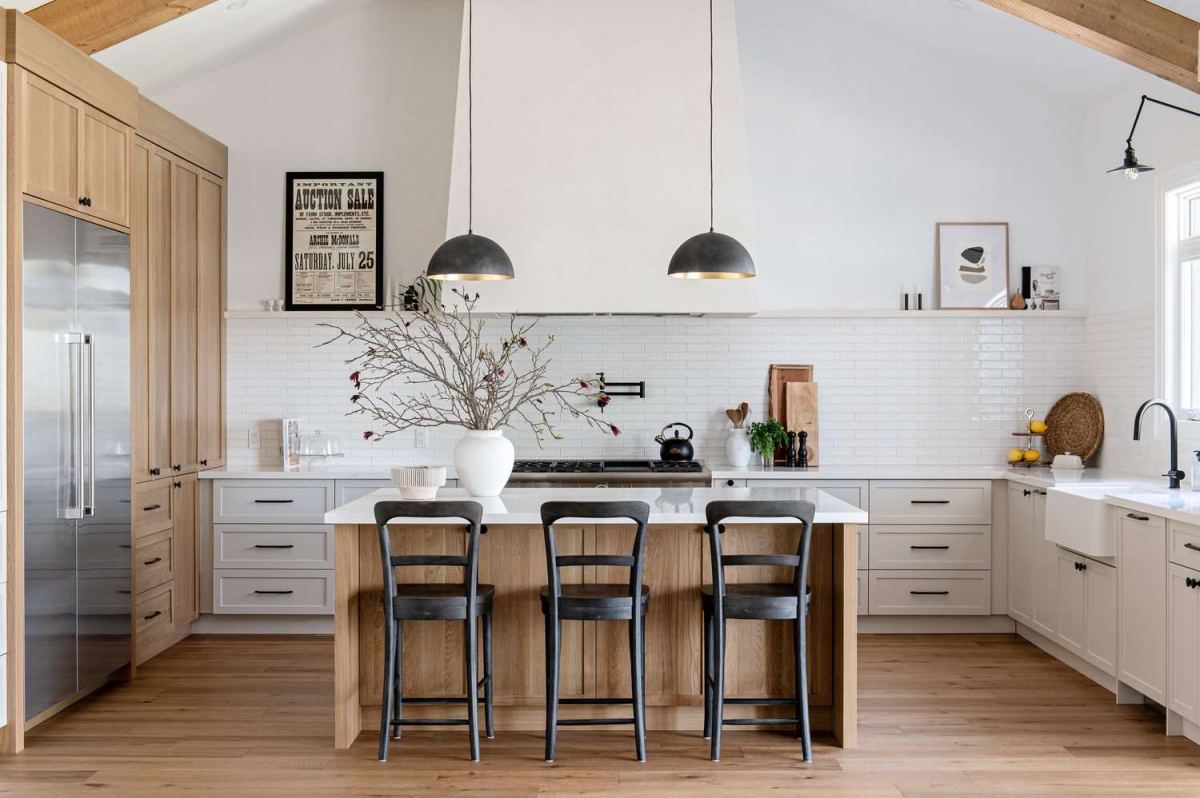 cream kitchen cabinets modern