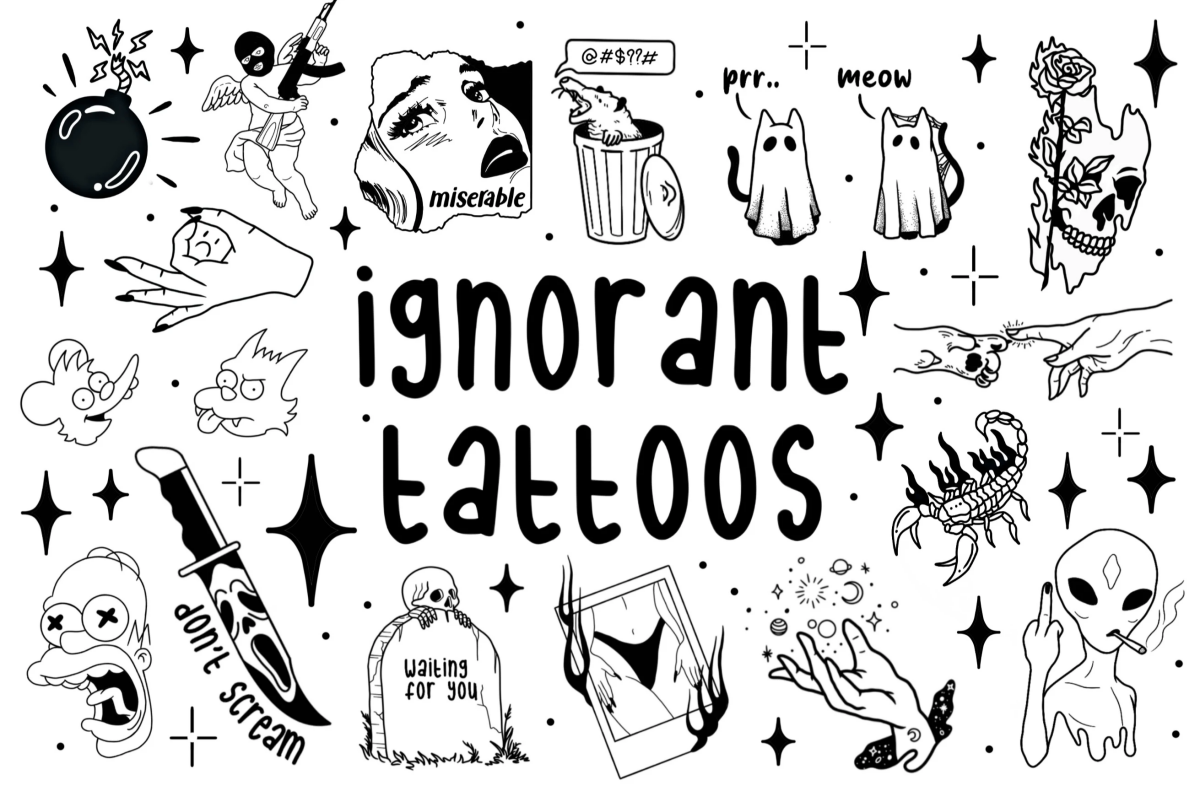 create ignorant style tattoos