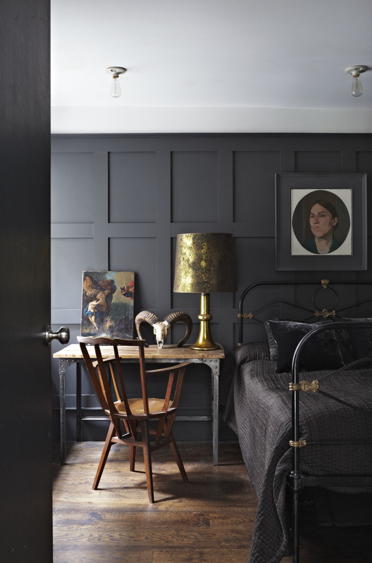 dark grey bedroom ideas