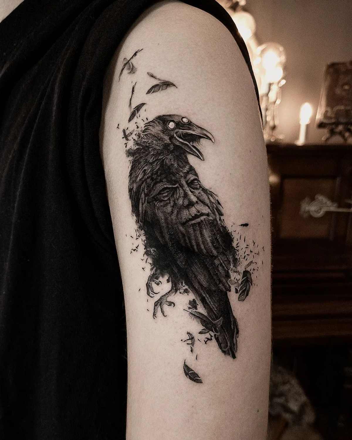 got tattoo three eyed raven