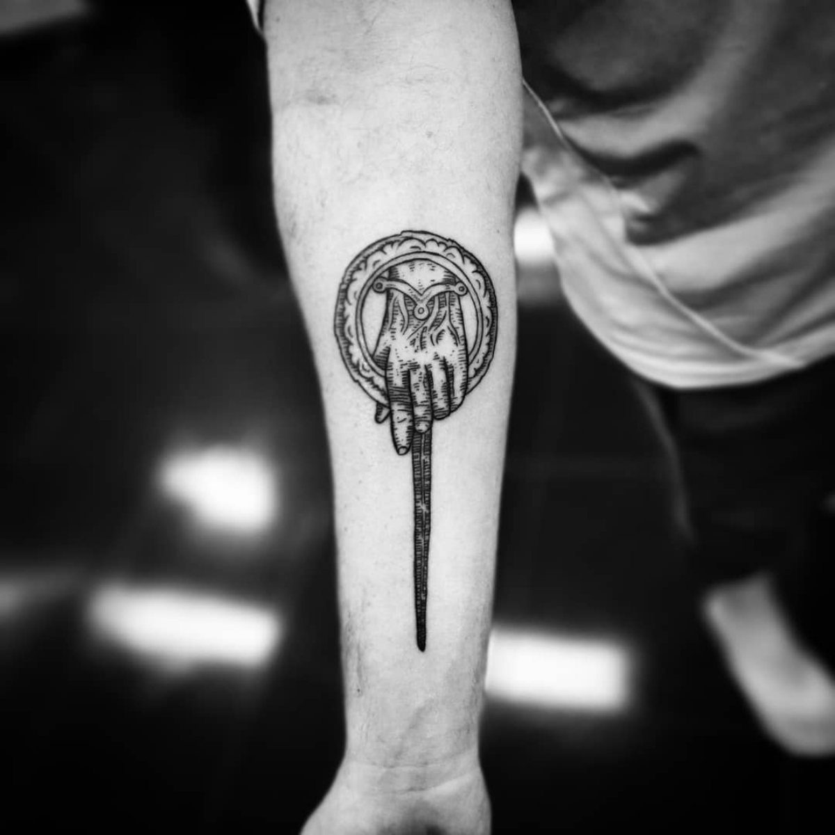 hand of the king pin tattoo