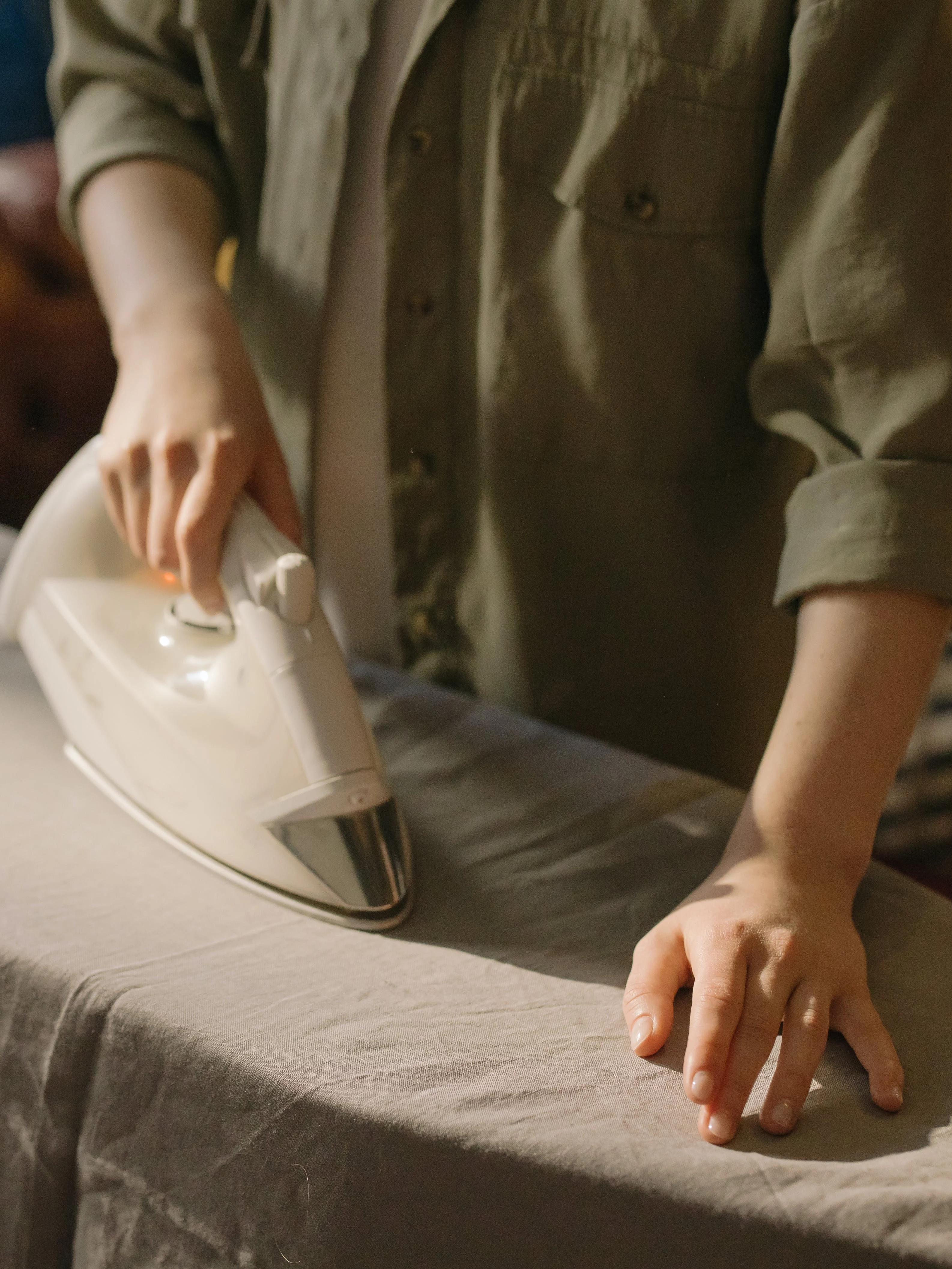 how to iron polyester ironing a shirt