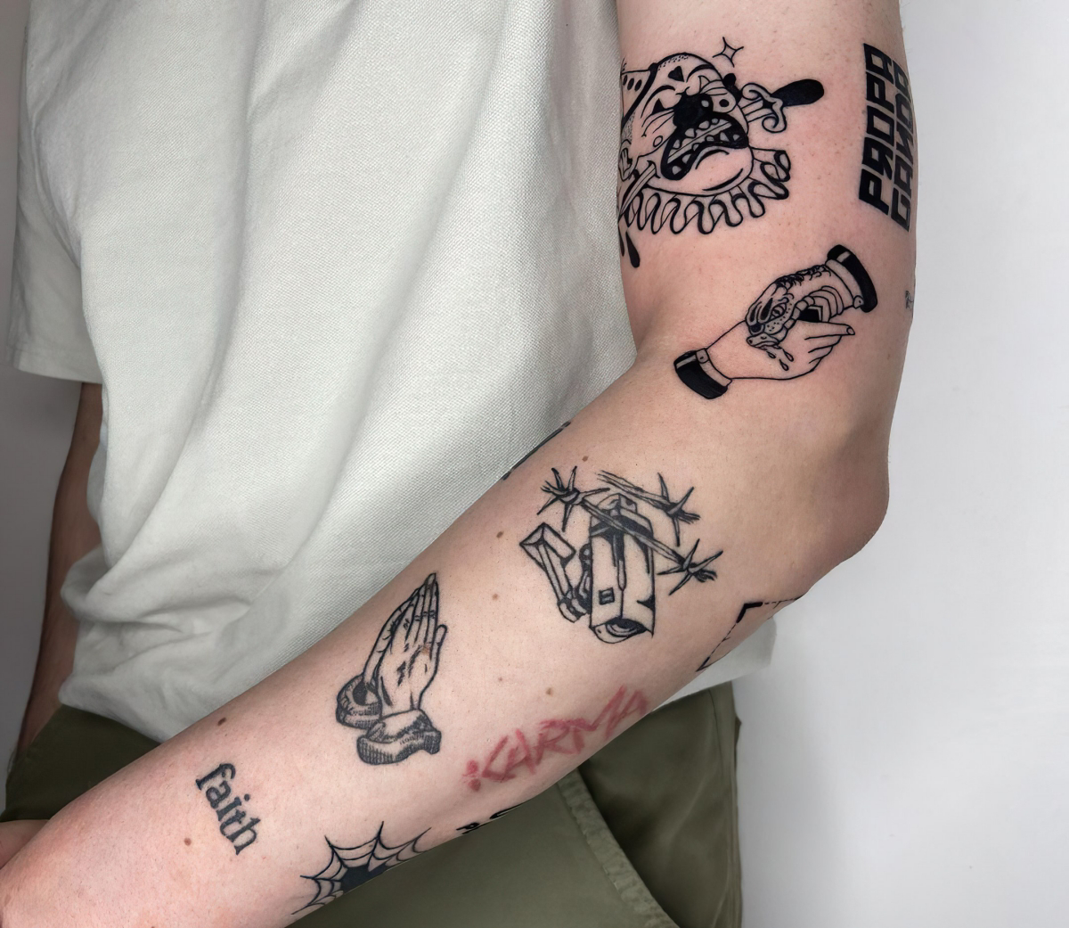 ignorant style tattoo sleeve