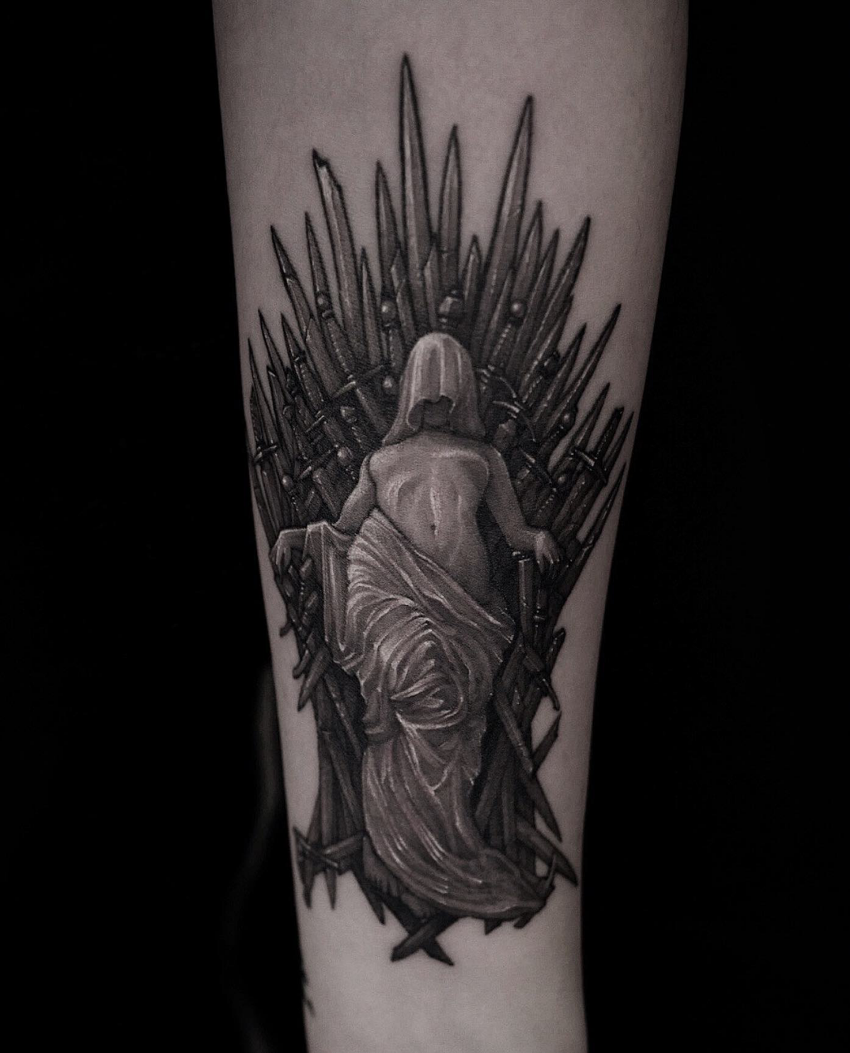 iron throne tattoo got