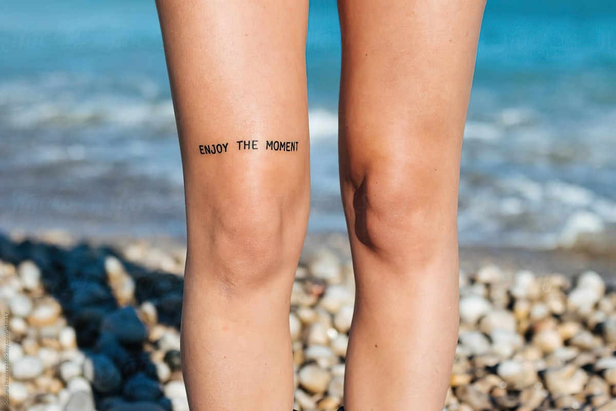 knee tattoo ideas for women