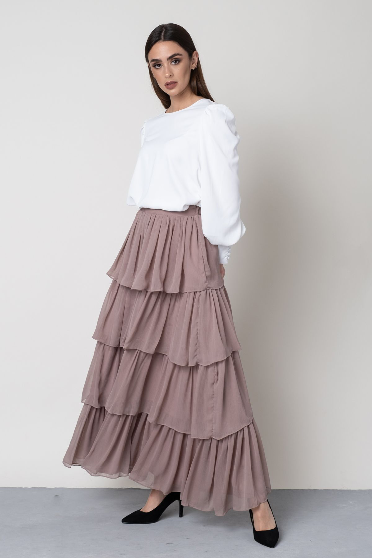 layered skirt style