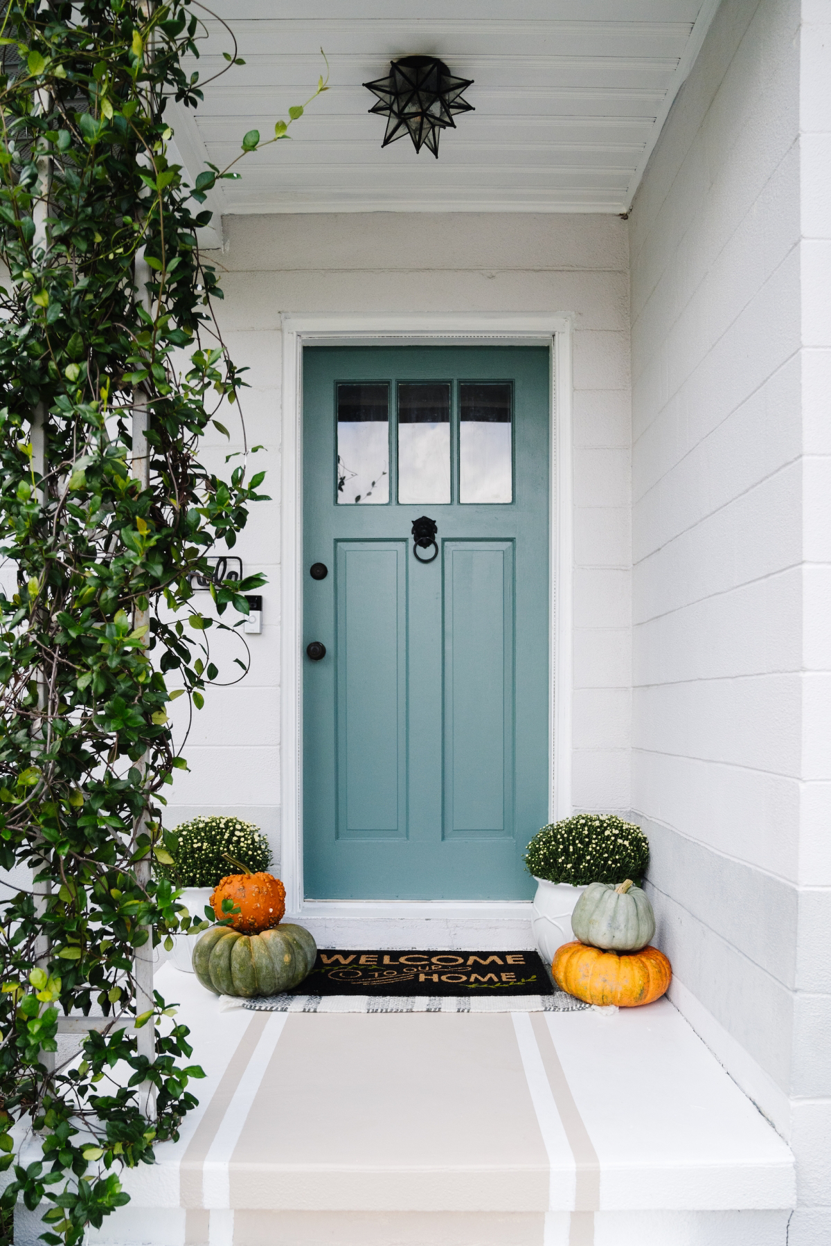 meaning of a green front door