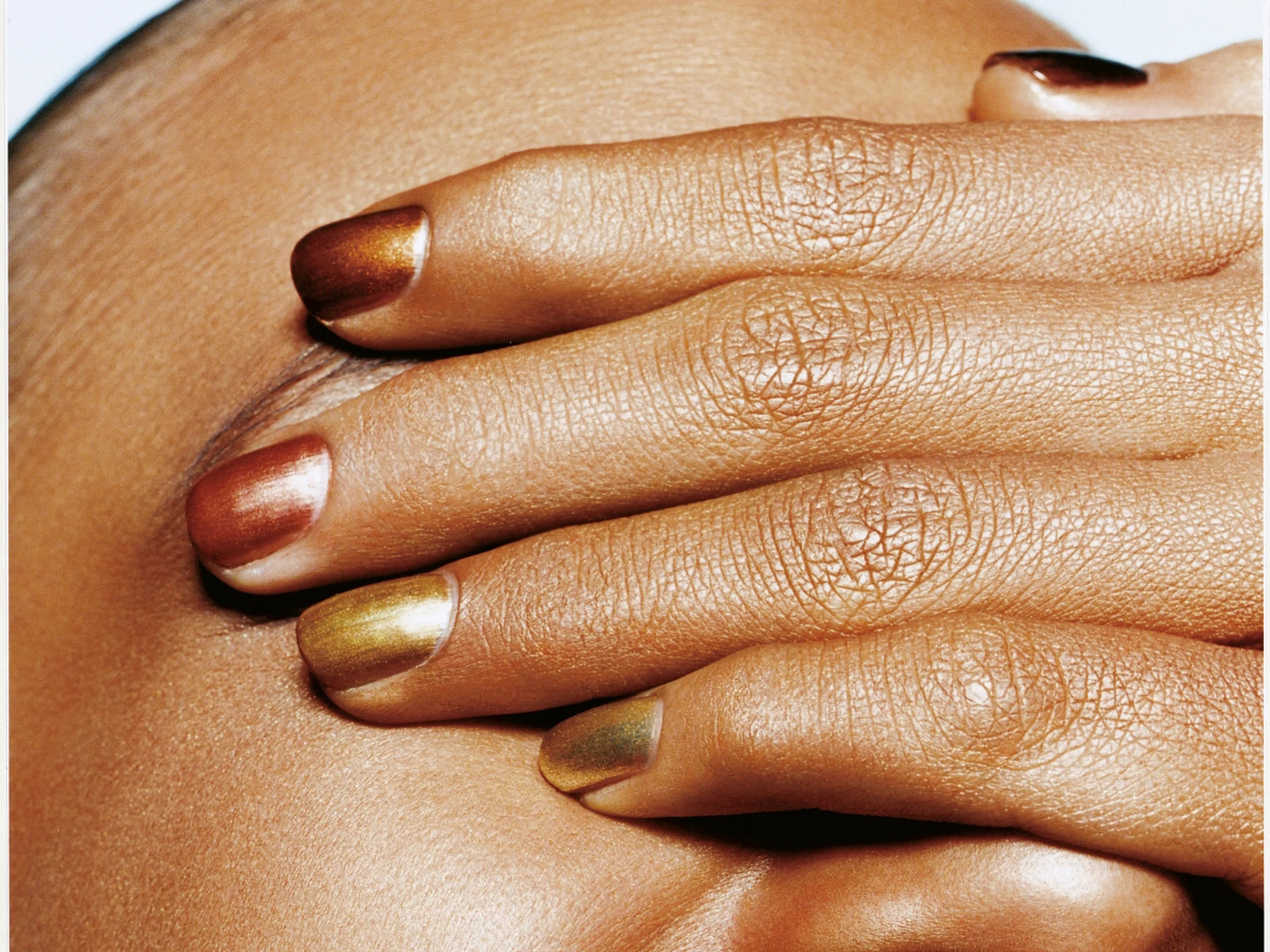 natural nail color for brown skin