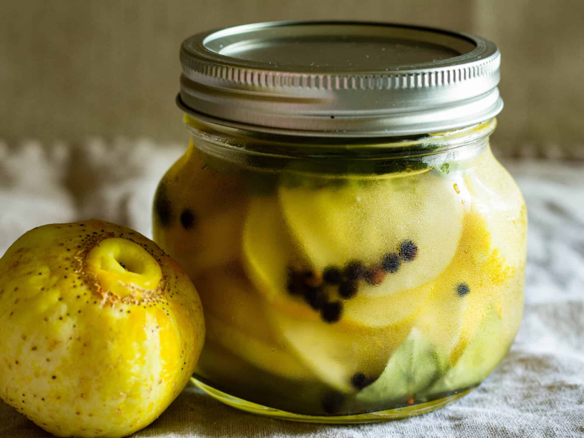 pickled yellow cucumbers