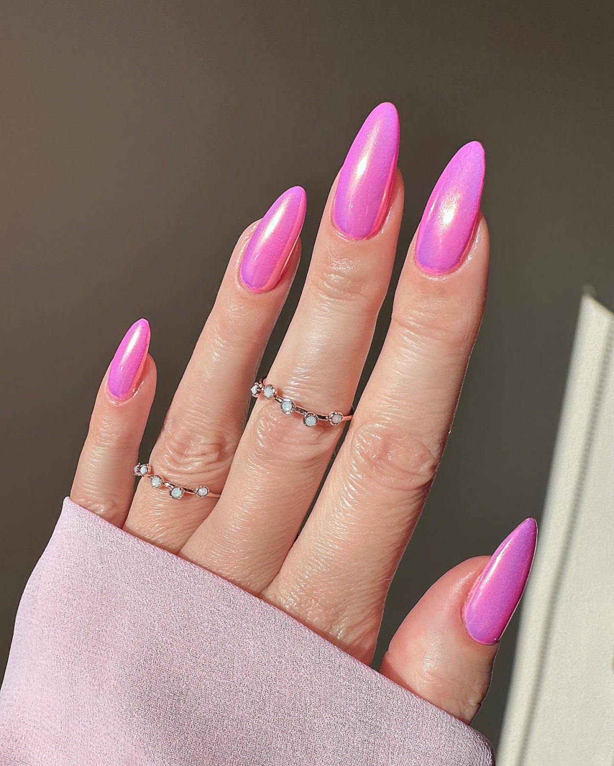pink chrome nails pink chrome designs