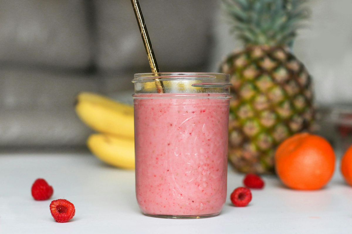 pink smoothie