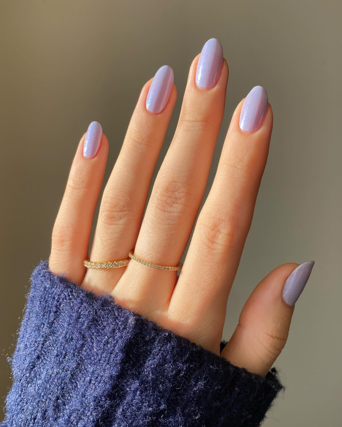 spring nail designs 2024 perwinkle colored nails