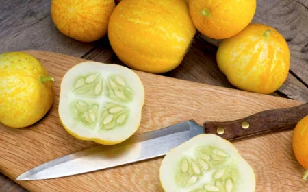 yellow lemon cucumber