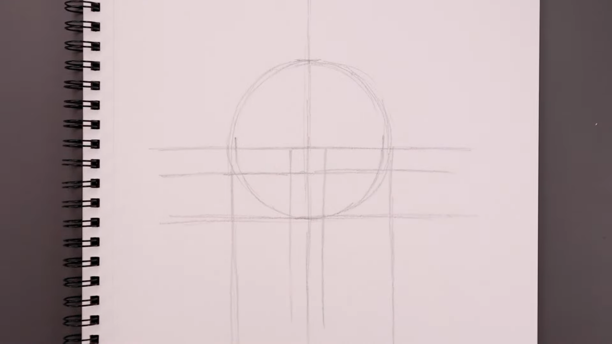 how to draw medusa base sketch
