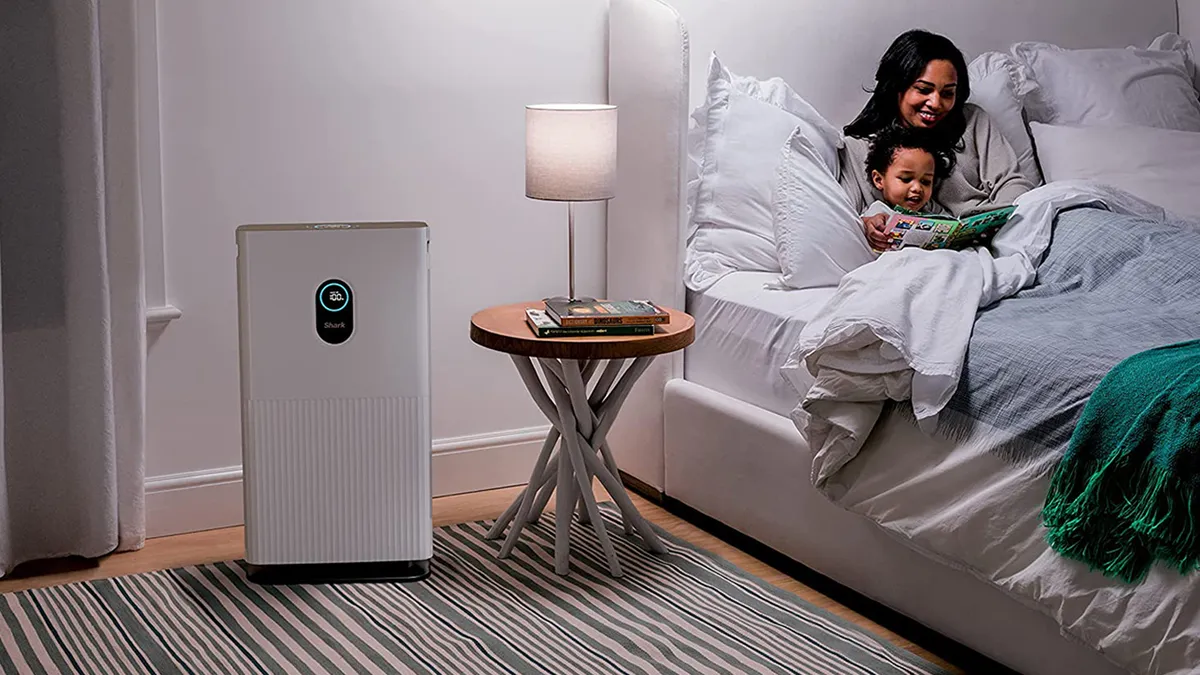 air purifier in the bedroom