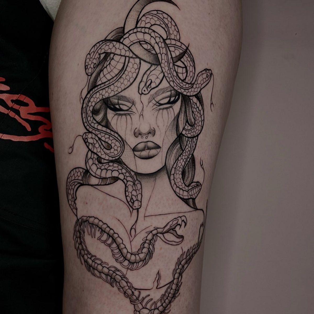 medusa tattoo on arm