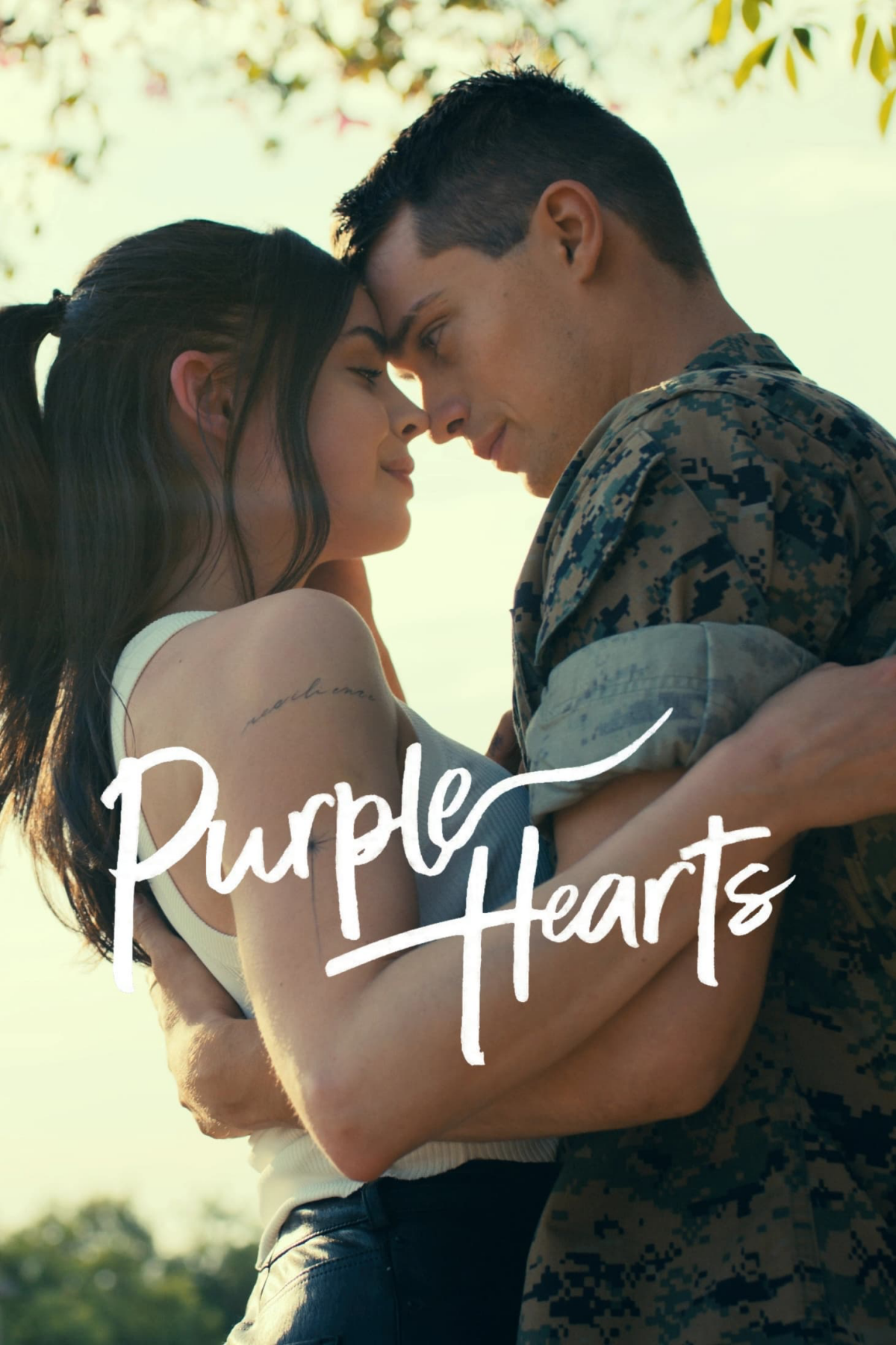 purple hearts movie poster