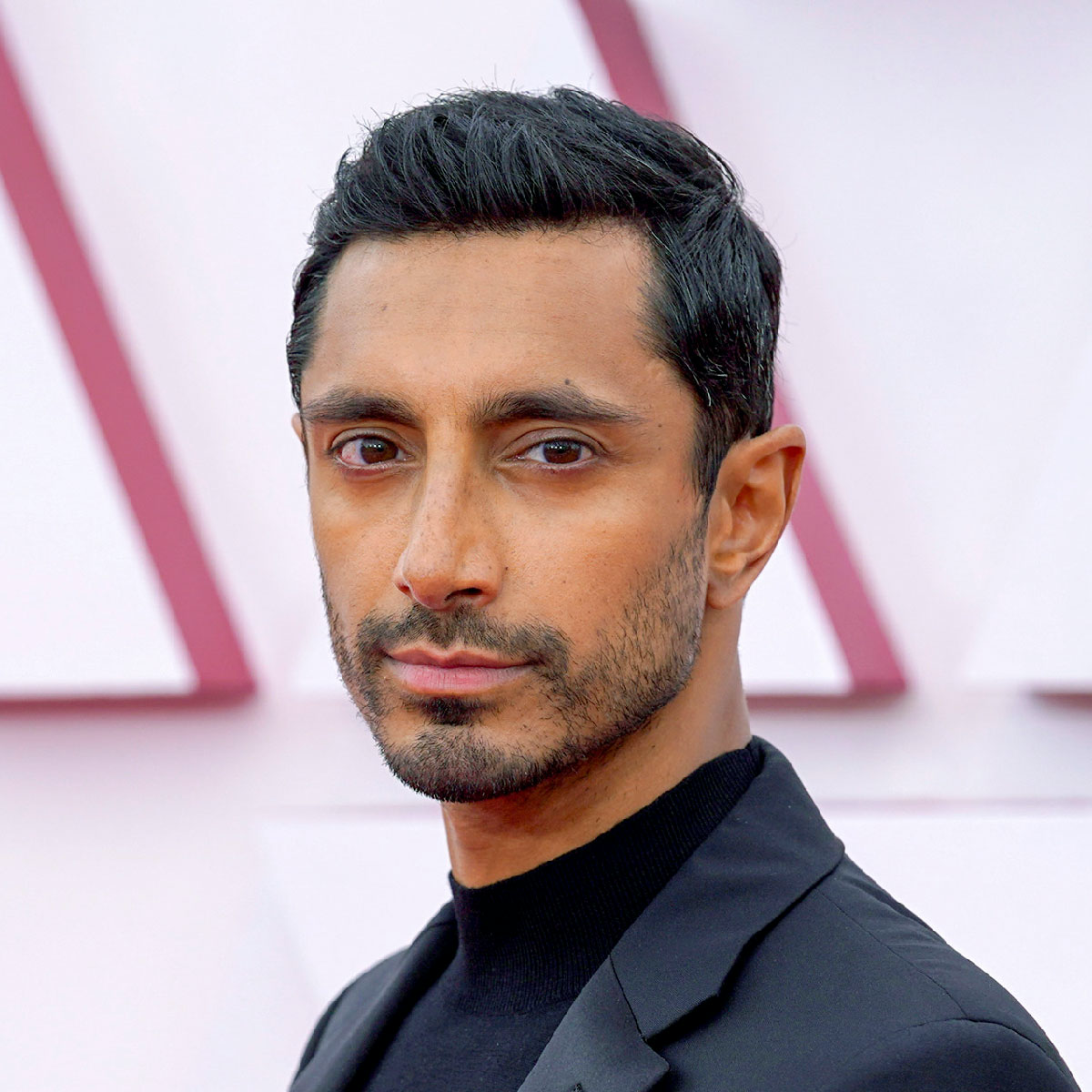 riz ahmed brushed up hair