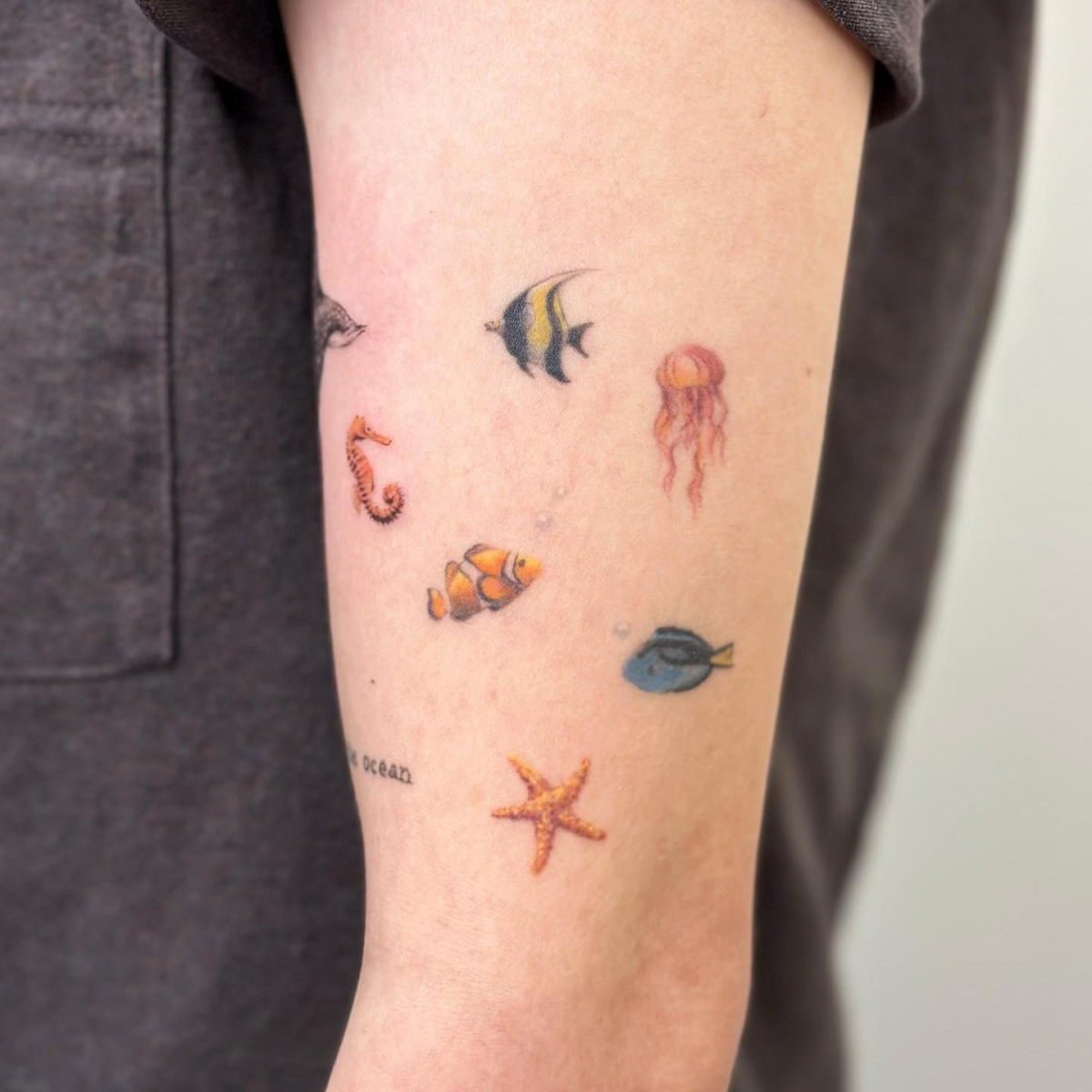 sea creatures tattoo