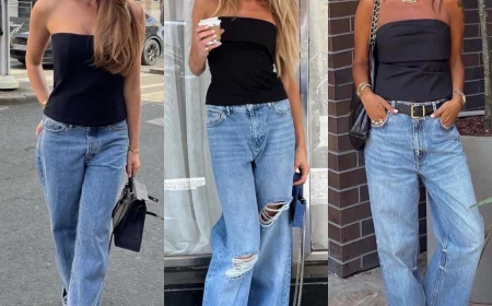 shoes with wide leg jeans three outfits