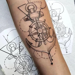 anchor tattoo ideas anchor and helm tattoo and design