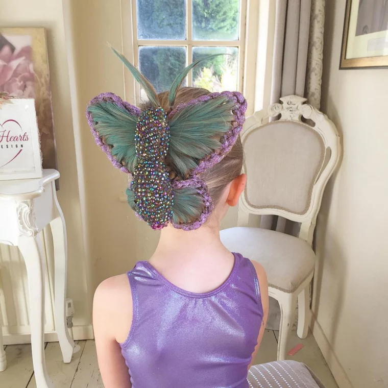 crazy hair day ideas buttefly hair design