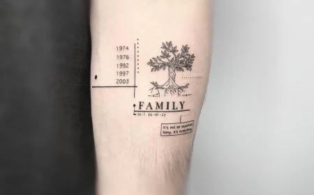 family tattoo ideas family tree tattoo