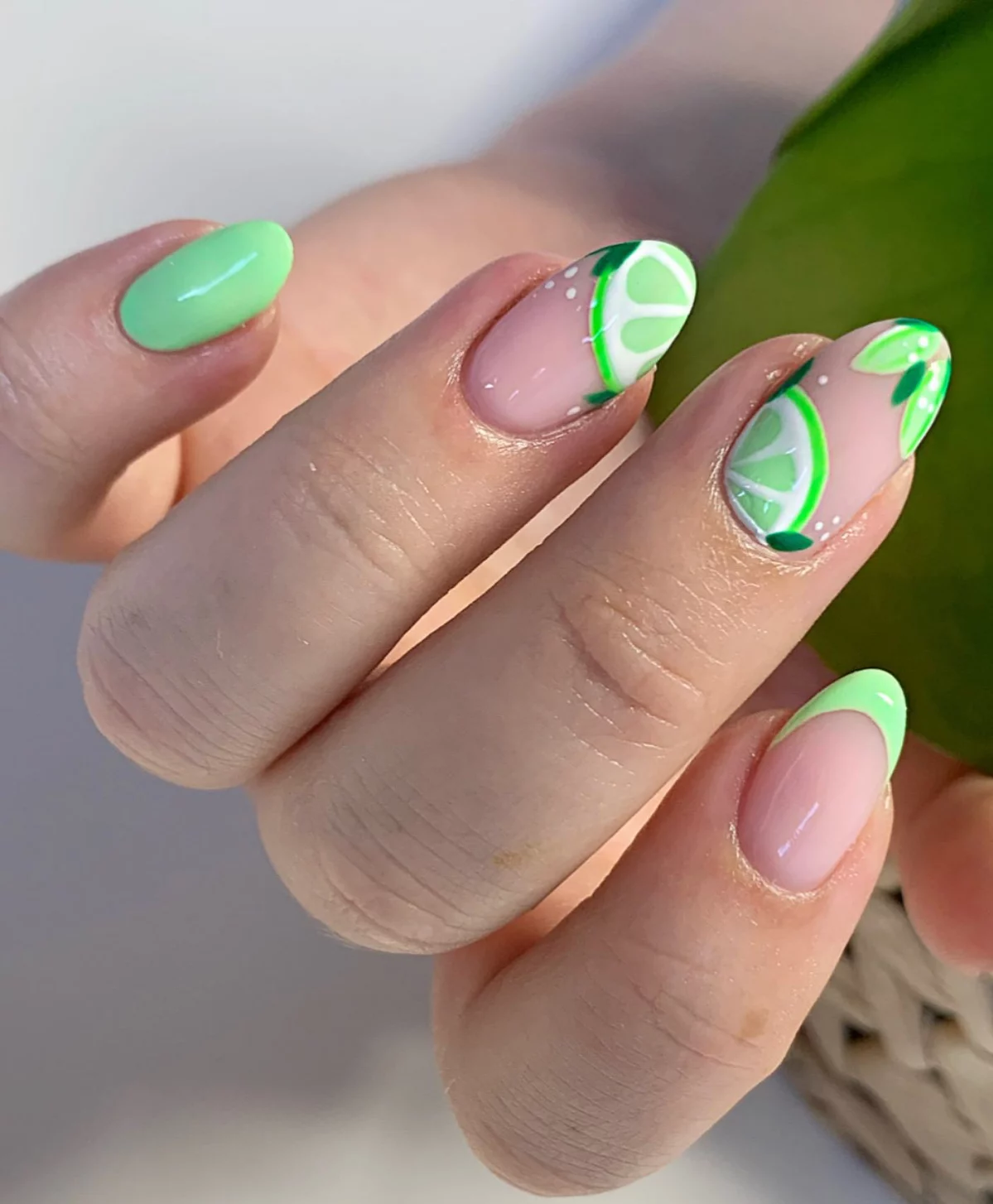 limes on nails