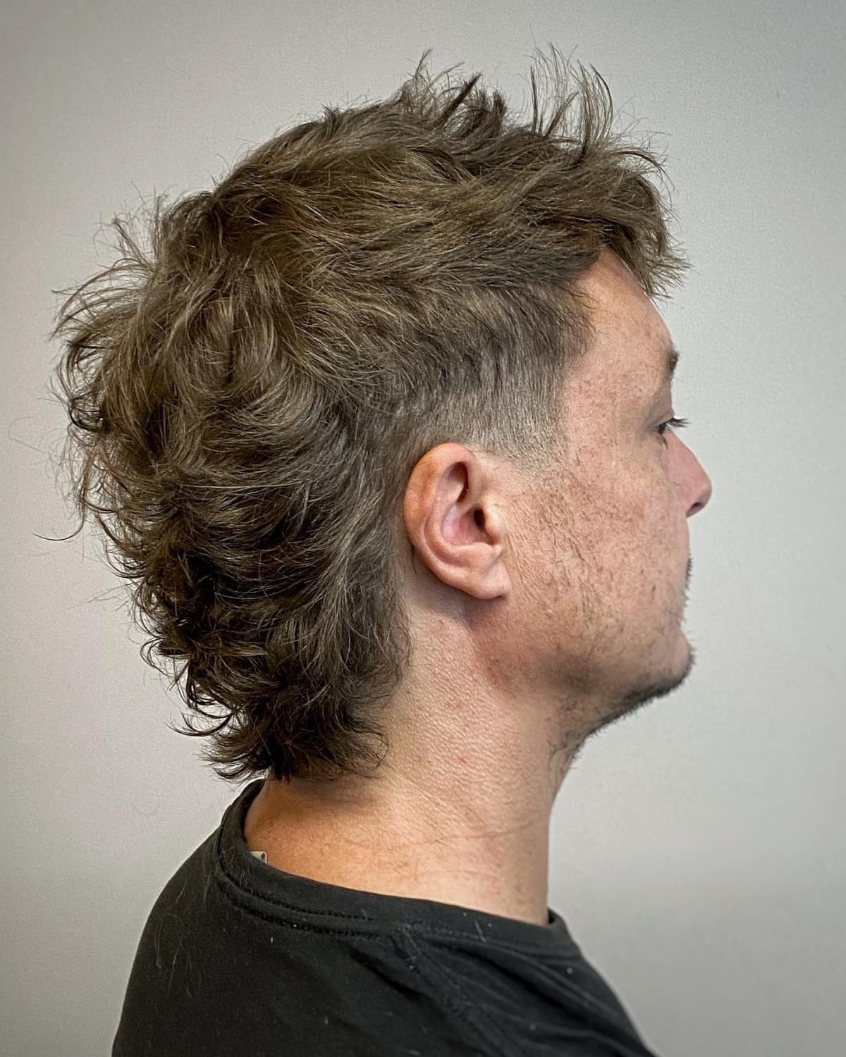 modern mullet hairstyle