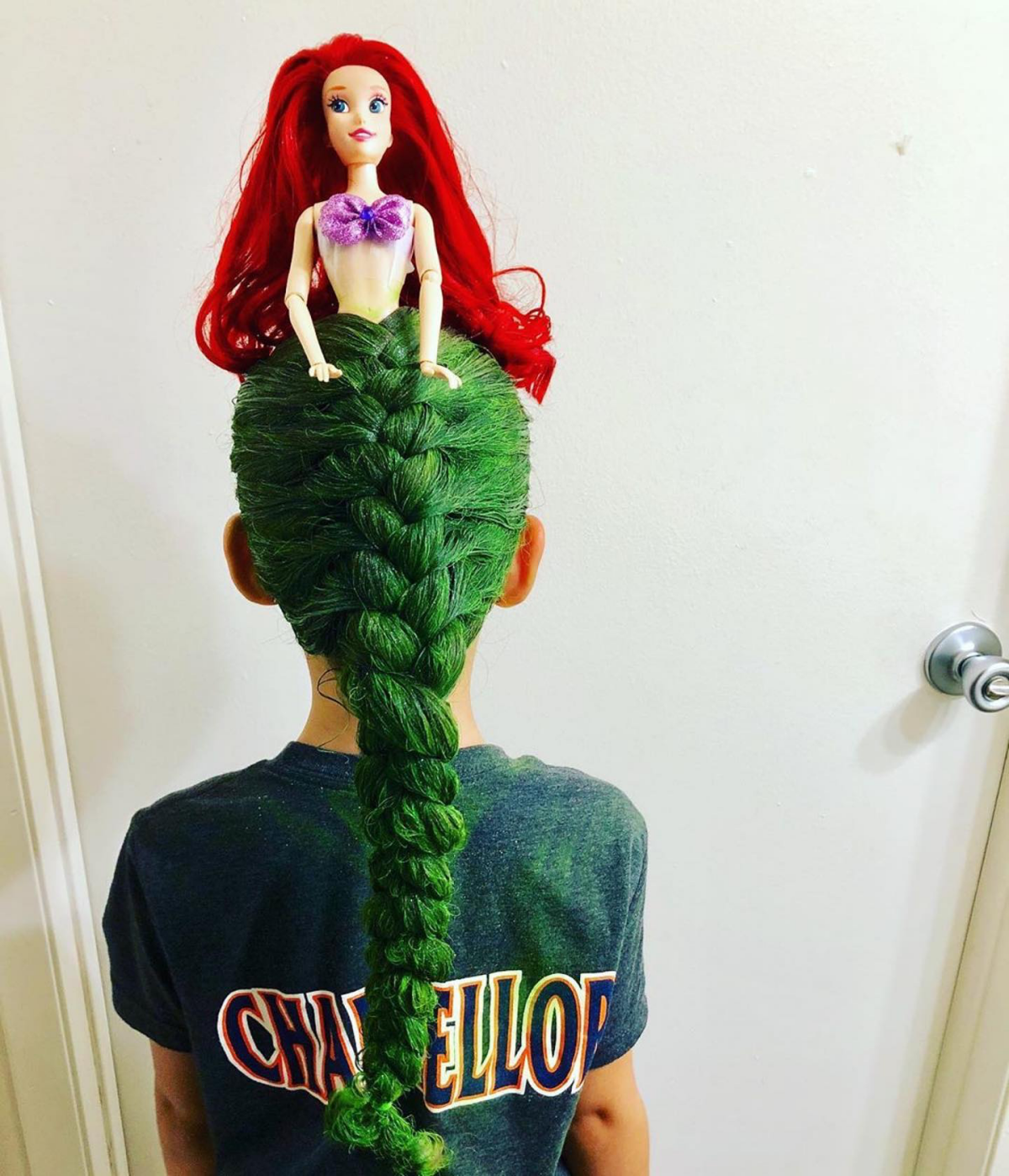 my little mermaid hairstyle for crazy hair day