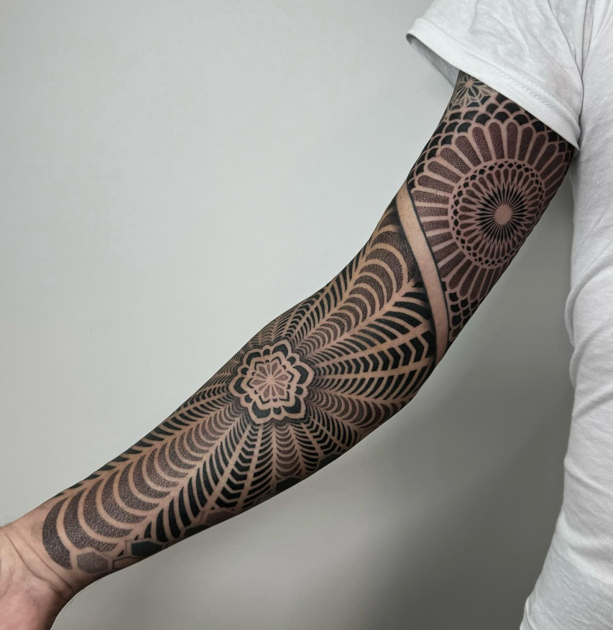 sleeve mandala tattoo