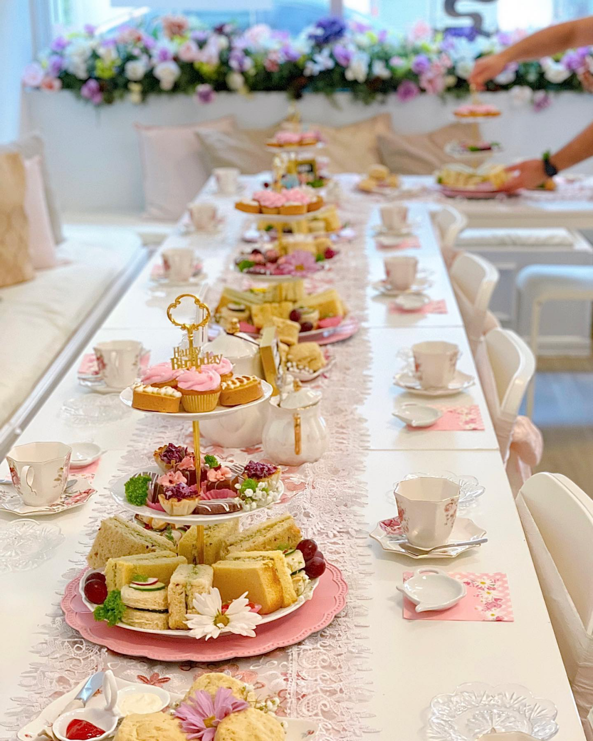 sweet and savory treats for tea party