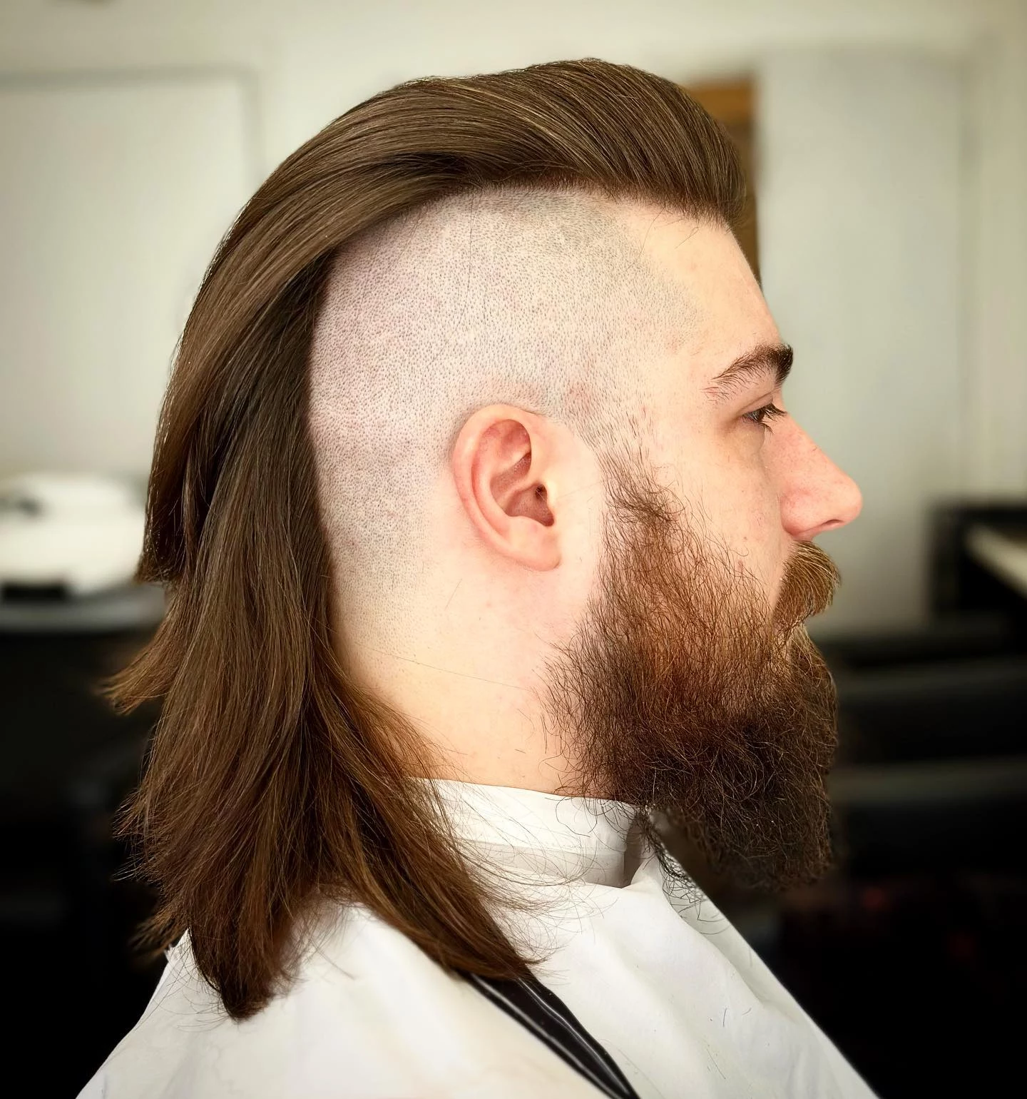 viking hairstyle long mohawk
