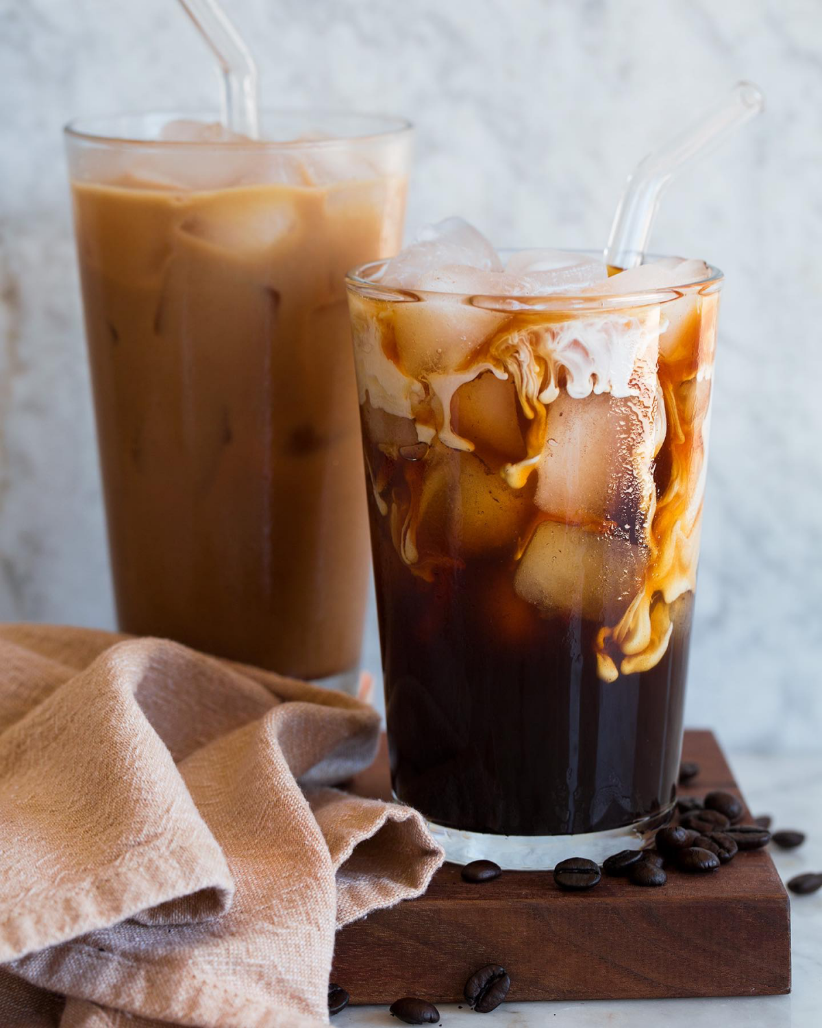 iced coffee and cold brew coffee