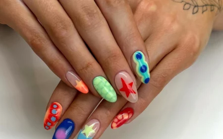 beach nail colors colorful summer nails