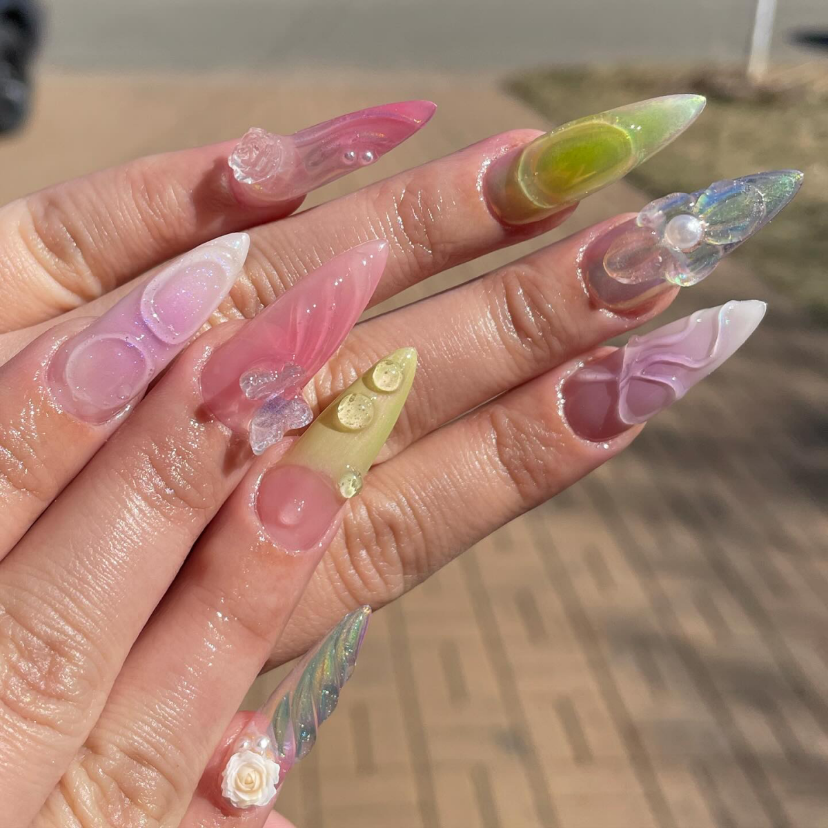 fairy aesthetic nails for summer