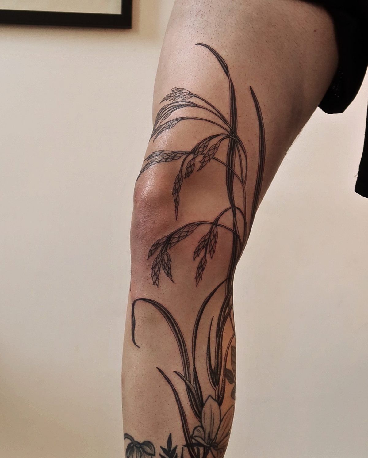 wild grass tattoo